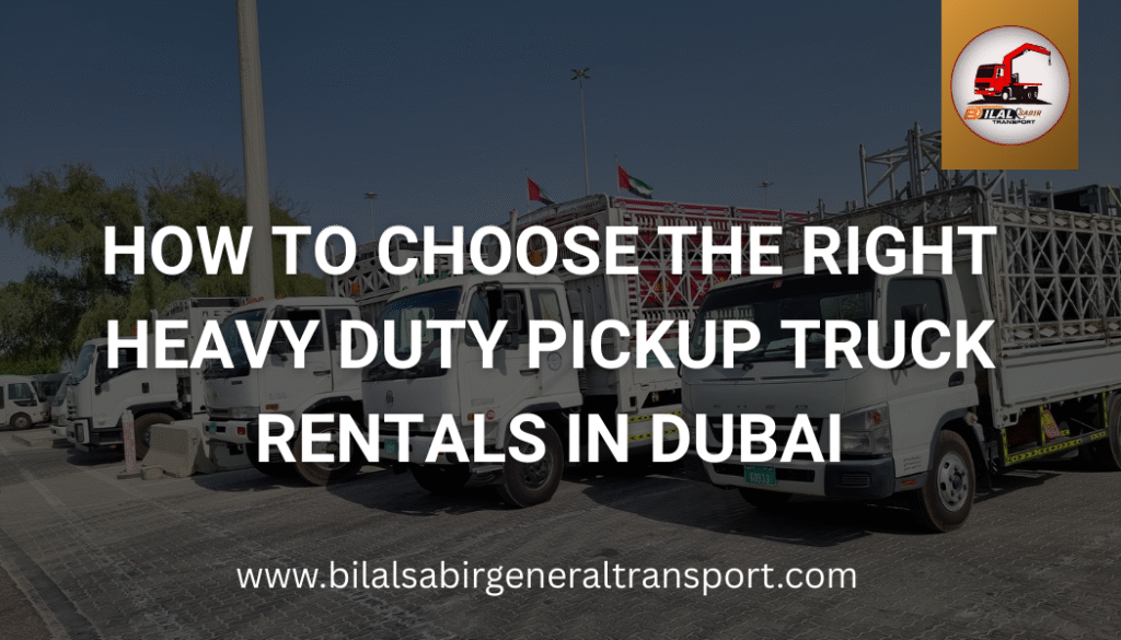 pickup truck rental Dubai