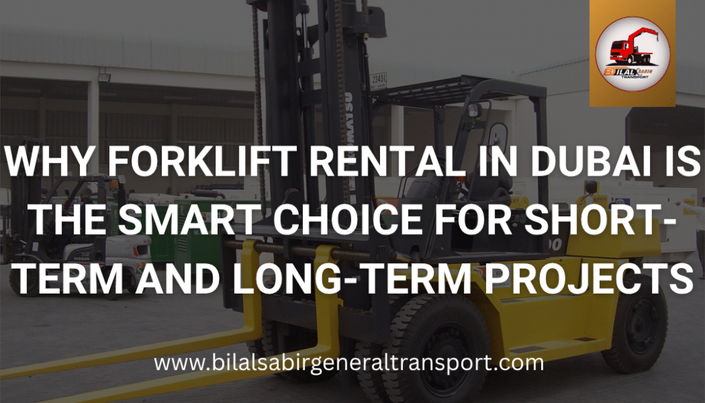 forklift rental in Dubai