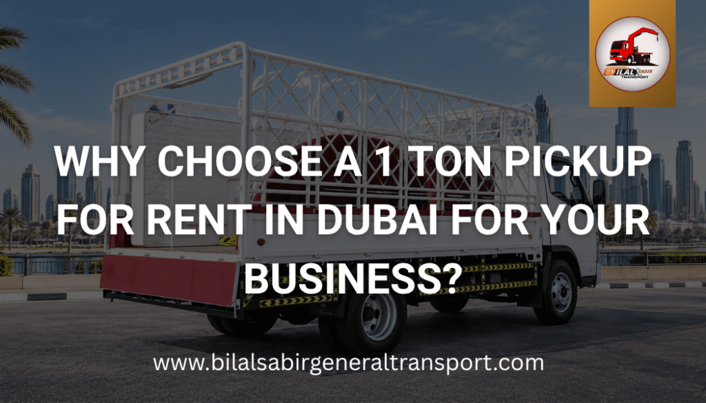 1 Ton Pickup for Rent in Dubai