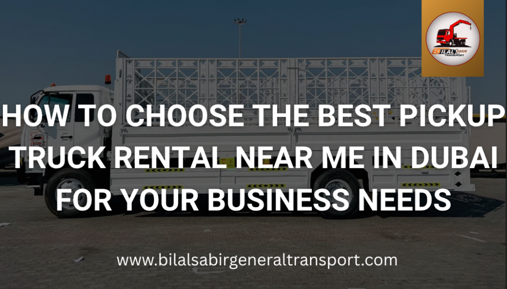 Pickup Truck Rental Near Me