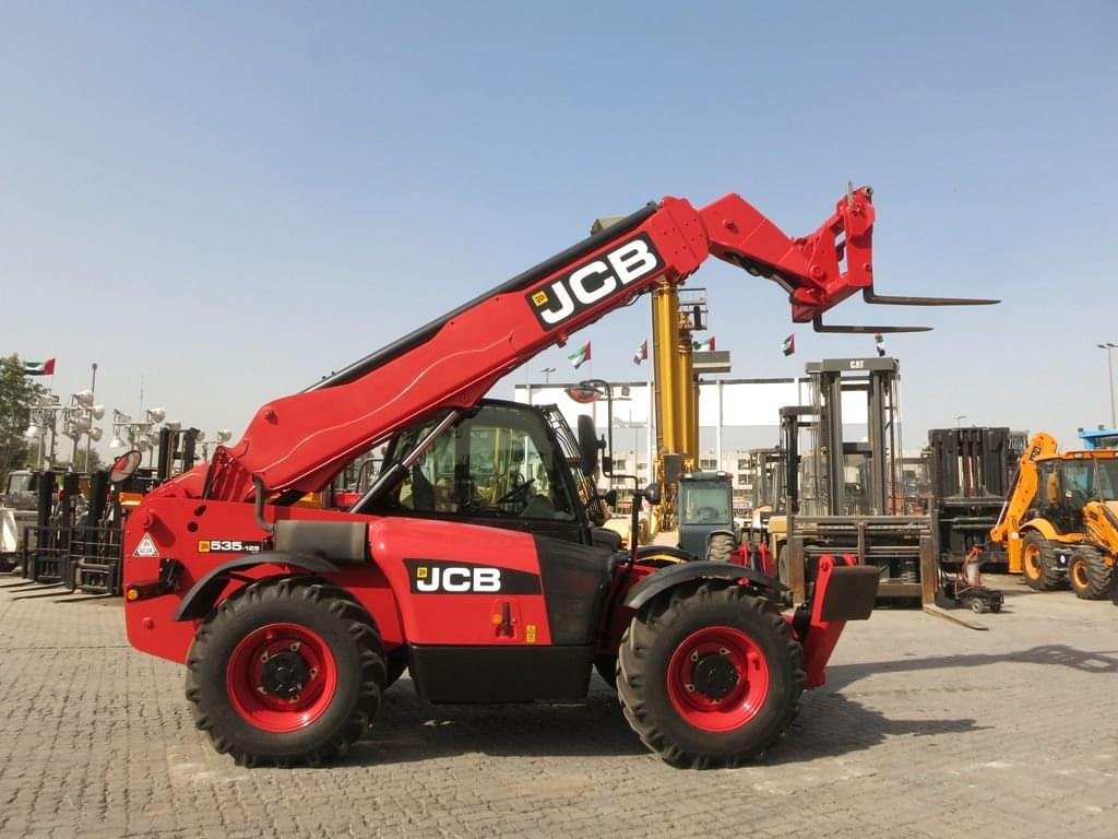 JCB Boom Loader Rental in Dubai | Bilal Sabir Transport