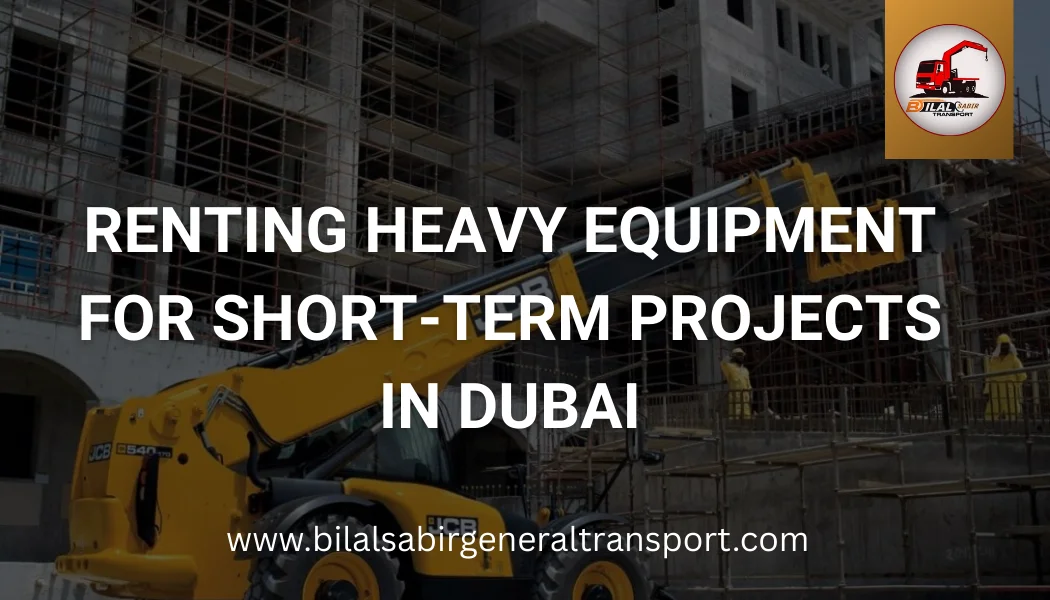 Heavy equipment rental services in Dubai
