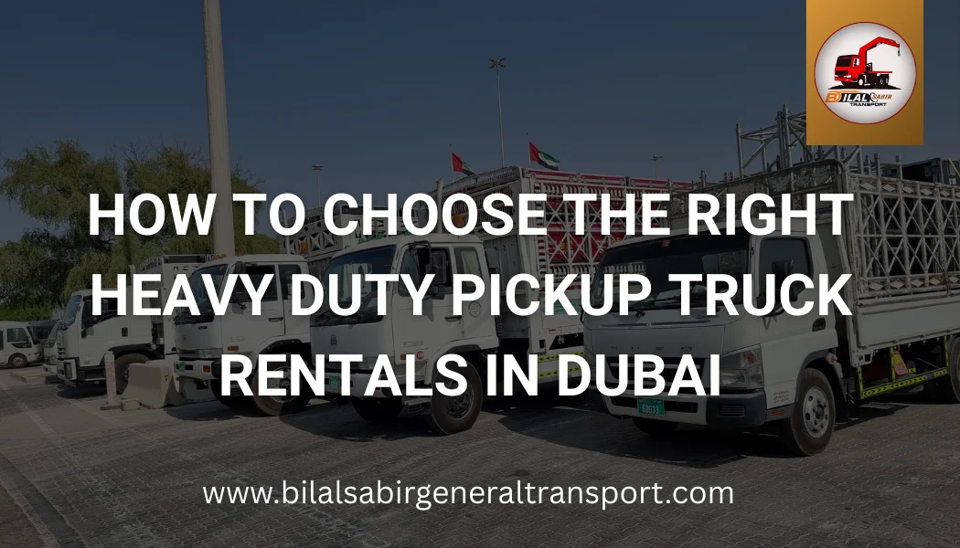 pickup truck rental Dubai