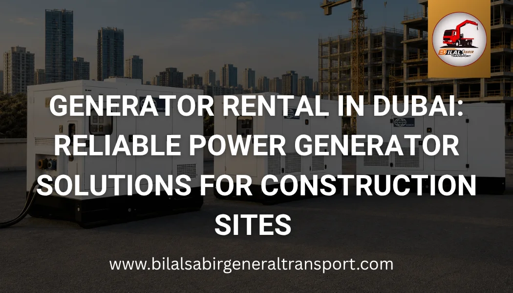 Generator Rental in Dubai